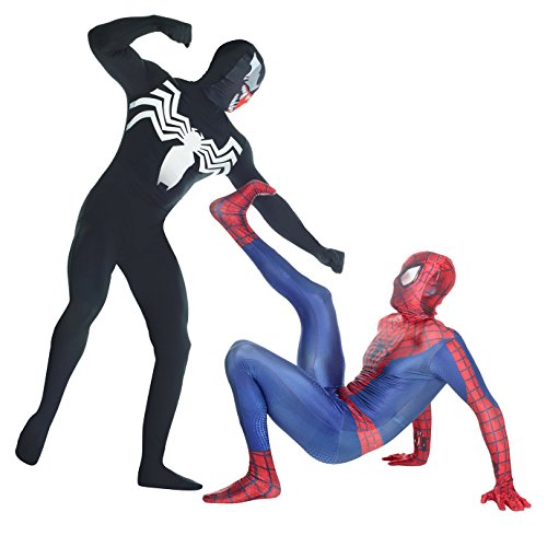 Morph Costumes, Disfraz oficial Venom, Multicolor, XXL - 6'2-6'9 (186cm-206cm)