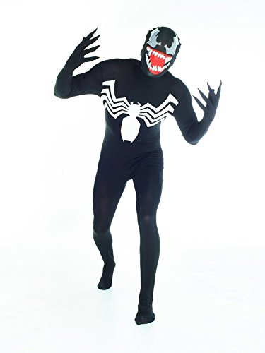 Morph Costumes, Disfraz oficial Venom, Multicolor, XXL - 6'2-6'9 (186cm-206cm)