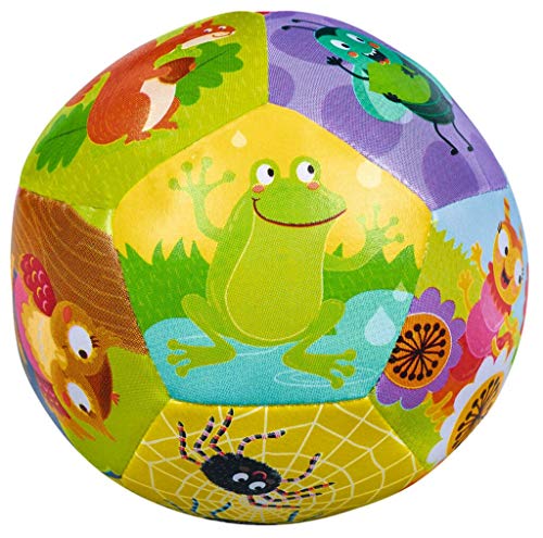 moses. 16122 - Pelota Blanda para bebés a Partir de 3 Meses, diseño de Mariquita, Multicolor moses. 16122 - Pelota Blanda para bebés a Partir de 3 Meses, diseño de Mariquita, Multicolor