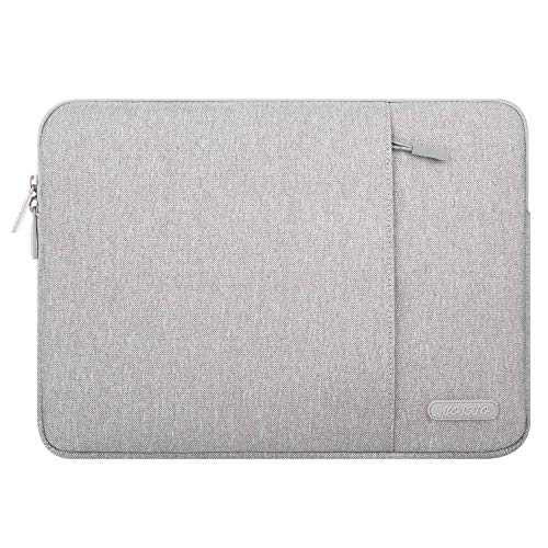 MOSISO Funda Protectora Compatible con 17-17.3 Pulgadas MacBook Pro/DELL Lenovo HP Acer ASUS Sony de Portátil Chromebook Ultrabook, Bolsa Blanda de Repelente de Agua de Estilo Vertical, Gris