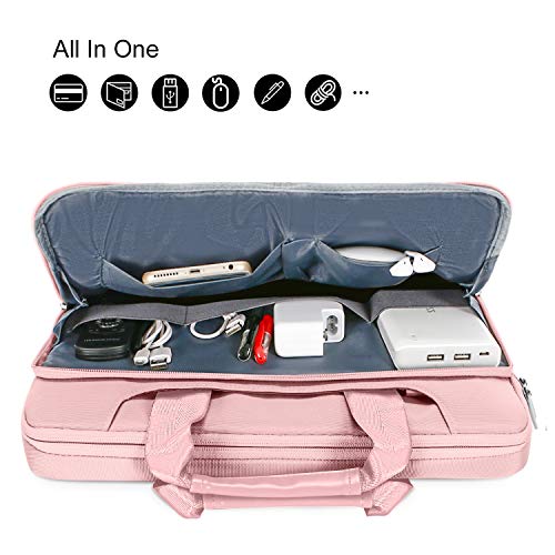MOSISO Maletín Compatible con MacBook Pro 16 Pulgadas/15 15.4 15.6 Pulgadas DELL Lenovo HP ASUS Acer Samsung Chromebook, Bolso de Hombro Repelente Agua Funda Protectora 360 con Correa,Rosa MOSISO Maletín Compatible con MacBook Pro 16 Pulgadas/15 15.4 15.6 Pulgadas DELL Lenovo HP ASUS Acer Samsung Chromebook, Bolso de Hombro Repelente Agua Funda Protectora 360 con Correa,Rosa