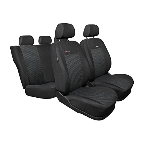 Upgrade4cars Fundas Asientos Coche Universales Roja Negro para Delanteros y  Traseros, Funda de Asiento Coches