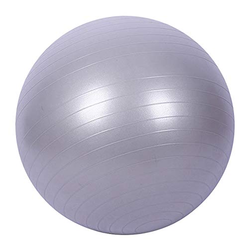 mothcattl Pelota de ejercicio 45 cm antiestallido con bomba, bola suiza para yoga, pilates, embarazo y fitness, color azul