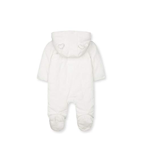 Mothercare NB Mfu Star Velour Pramsuit Conjunto, (White 61), 9-12 Months (Size:80) para Bebés