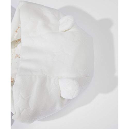 Mothercare NB Mfu Star Velour Pramsuit Conjunto, (White 61), 9-12 Months (Size:80) para Bebés Mothercare NB Mfu Star Velour Pramsuit Conjunto, (White 61), 9-12 Months (Size:80) para Bebés
