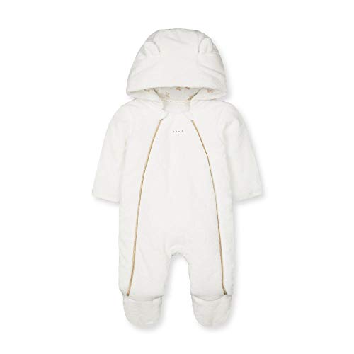 Mothercare NB Mfu Star Velour Pramsuit Conjunto, (White 61), 9-12 Months (Size:80) para Bebés