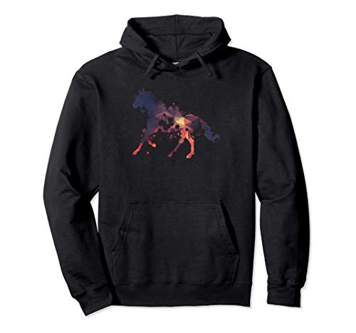 Motivo Animal Silueta | Naturaleza | Semental | Caballo Sudadera con Capucha Motivo Animal Silueta | Naturaleza | Semental | Caballo Sudadera con Capucha