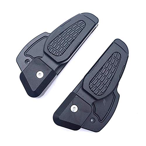 Moto Estribera CNC Reposapiés Plegables Pedales for Vespa Primavera Sprint 150 2017-2019 Reposapiés para Moto (Color : Black)