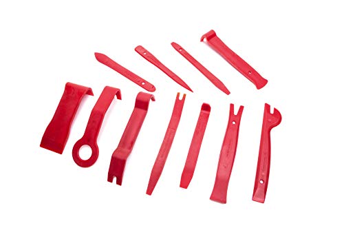 MotoDia - lote de 11 herramientas de retirada de embellecedores, paneles y molduras de coche