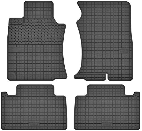 Motohobby - Juego de alfombrillas de goma para Toyota Land Cruiser 120 (2002-2009) / Land Cruiser 150 Prado (a partir de 2009) - Ajuste perfecto