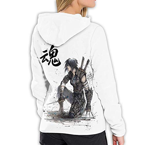 Motoko Kusanagi Sudaderas con Capucha Mujer Sudadera con Capucha de Manga Larga con cordón clásico con Estampado de Jersey para Mujer y niña M