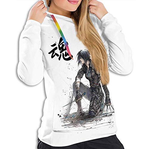 Motoko Kusanagi Sudaderas con Capucha Mujer Sudadera con Capucha de Manga Larga con cordón clásico con Estampado de Jersey para Mujer y niña M Motoko Kusanagi Sudaderas con Capucha Mujer Sudadera con Capucha de Manga Larga con cordón clásico con Estampado de Jersey para Mujer y niña M