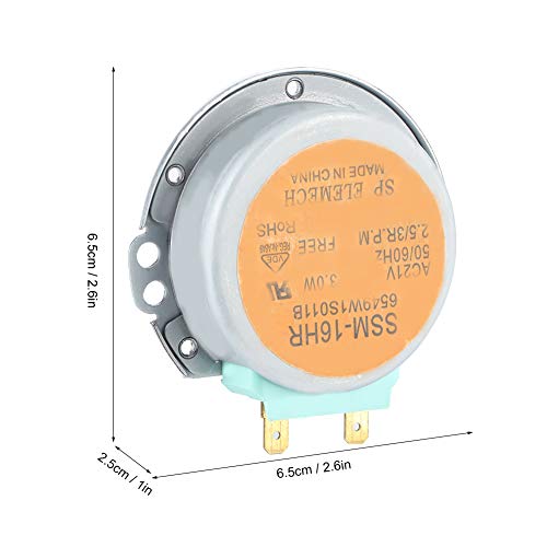 Motor de Horno de microondas: Apto para Horno de microondas LG Serie SSM-16HR 6549W1S011B Motor de Plato Giratorio de Horno de microondas AC 21V