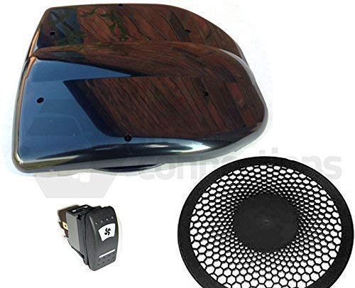 MOTORIZADA eléctricos Furgoneta TECHO VENTILADOR - MOTORIZADA Ventilador para Vans Bus REMOLQUE Para Caballos perro Furgoneta etc Negro