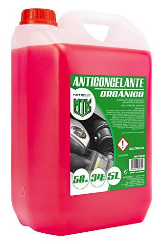 Motorkit MOT3541 Anticongelante Orgánico, Rosa, 5 Litros