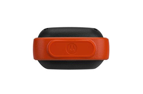 Motorola T82 - Walkie Talkie, color negro y naranja, paquete de 2 unidades