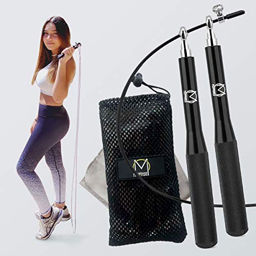 Mottise Sport, Cuerda para Saltar, Comba Crossfit Hombre Mujer, Comba Boxeo, Alta Velocidad, Largo: 3 Metros. Incluye: Toalla de Microfibra. Mottise Sport, Cuerda para Saltar, Comba Crossfit Hombre Mujer, Comba Boxeo, Alta Velocidad, Largo: 3 Metros. Incluye: Toalla de Microfibra.