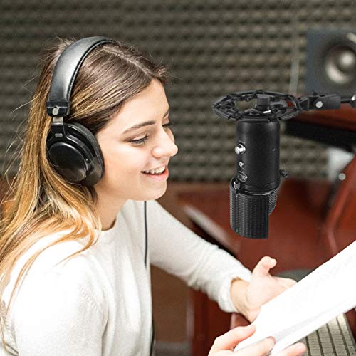 Moukey MMs-7 Montura de Choque Soporte Antivibración para Micrófono Blue Yeti/Blue Yeti Pro/Blue Snowball Mic-Black Moukey MMs-7 Montura de Choque Soporte Antivibración para Micrófono Blue Yeti/Blue Yeti Pro/Blue Snowball Mic-Black