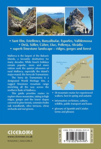 Mountain Walking in Mallorca: 50 routes in Mallorca's Tramuntana (International Walking)