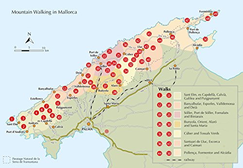 Mountain Walking in Mallorca: 50 routes in Mallorca's Tramuntana (International Walking)