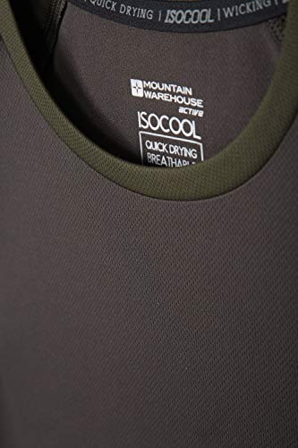 Mountain Warehouse Camiseta para Hombres Endurance - Transpirable, de protección Solar UPF30, Camiseta Ligera y cómoda, Cuidado fácil Caqui XS Mountain Warehouse Camiseta para Hombres Endurance - Transpirable, de protección Solar UPF30, Camiseta Ligera y cómoda, Cuidado fácil Caqui XS