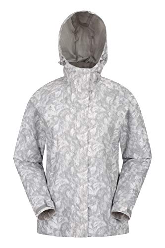 Mountain Warehouse Chaqueta Torrent para Mujer - con Capucha Ajustable e Impermeable - Fácil de Guardar - Ideal para Viajes y Senderismo Gris 54 Mountain Warehouse Chaqueta Torrent para Mujer - con Capucha Ajustable e Impermeable - Fácil de Guardar - Ideal para Viajes y Senderismo Gris 54