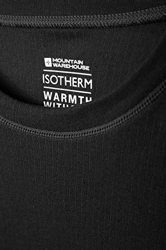 Mountain Warehouse Top térmico Interior de Manga Larga Talus para Mujer - Camiseta térmica cálida, Camiseta Ligera, Transpirable, Cuidado fácil, Invierno Negro 44 Mountain Warehouse Top térmico Interior de Manga Larga Talus para Mujer - Camiseta térmica cálida, Camiseta Ligera, Transpirable, Cuidado fácil, Invierno Negro 44