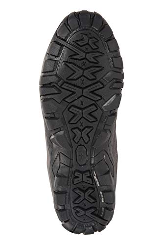 Mountain Warehouse Zapatos para Caminar al Aire Libre de Hombre - Parte Superior de Gamuza y Malla, Plantilla de EVA Acolchada, Suela de Goma - para Senderismo, Viajes Gris Oscuro 45 Mountain Warehouse Zapatos para Caminar al Aire Libre de Hombre - Parte Superior de Gamuza y Malla, Plantilla de EVA Acolchada, Suela de Goma - para Senderismo, Viajes Gris Oscuro 45