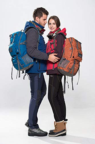 MOUNTAINTOP Mochila de Senderismo 40 litros Impermeable Mochila Trekking Mochila al Aire Libre Escalada Deporte Viajes Acampadas con Cubierta de Lluvia 35 x 16 x 51cm Naranja MOUNTAINTOP Mochila de Senderismo 40 litros Impermeable Mochila Trekking Mochila al Aire Libre Escalada Deporte Viajes Acampadas con Cubierta de Lluvia 35 x 16 x 51cm Naranja