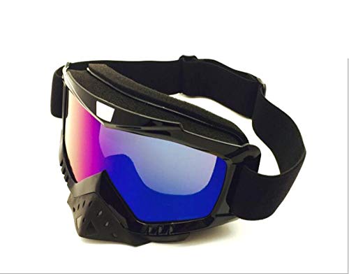 Mouygsd Gafas de esquí sin Marco Gafas de Casco Todoterreno de Venta Directa para Motocicleta, Gafas a Prueba de Viento, Gafas de esquí, Gafas de Carreras para Hombres y Mujeres