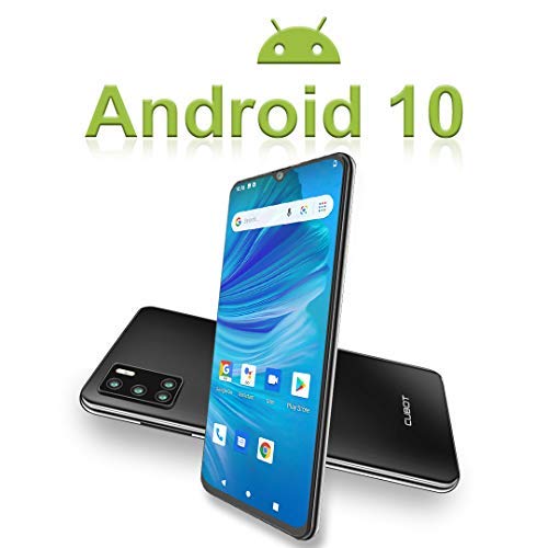 Moviles Libres CUBOT P40, 6.2" Pantalla Android 10, 4GB RAM 128GB ROM Smartphone, Cámara Frontal 20MP, Cámara Trasera 12MP+5MP, Batería 4200 mAh, Dual SIM 4G, NFC, Face ID, Tipo C (EU Versión)