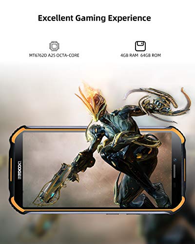 Móviles Libres, DOOGEE S40 Pro Móvil Resistente, 4GB + 64GB(SD 256GB), Cámara 13MP+2MP, Cámara Frontal 5MP, 4650mAh Movil Antigolpes, Android 10 Smartphone 4G de 5.45" HD+ Pantalla, NFC, Naranja Móviles Libres, DOOGEE S40 Pro Móvil Resistente, 4GB + 64GB(SD 256GB), Cámara 13MP+2MP, Cámara Frontal 5MP, 4650mAh Movil Antigolpes, Android 10 Smartphone 4G de 5.45" HD+ Pantalla, NFC, Naranja