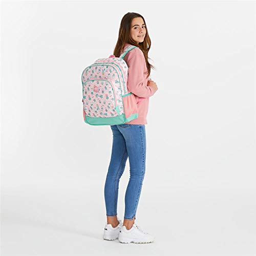 Movom Cactus Mochila Doble Compartimento Adaptable a Carro Rosa 32x45x15 cms Poliéster 21.6L