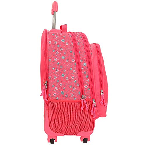 Movom Enjoy Mochila 4 ruedas Rosa 32x44x21 cms Poliéster 29.57L