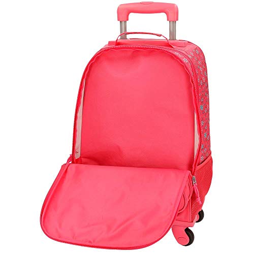 Movom Enjoy Mochila 4 ruedas Rosa 32x44x21 cms Poliéster 29.57L