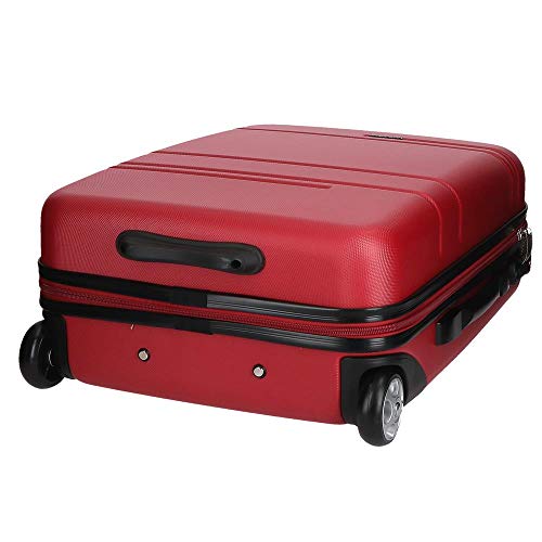 Movom Galaxy Maleta de cabina Rojo 39x55x20 cms Rígida ABS Cierre TSA 38L 2,7Kgs 2 Ruedas Equipaje de Mano