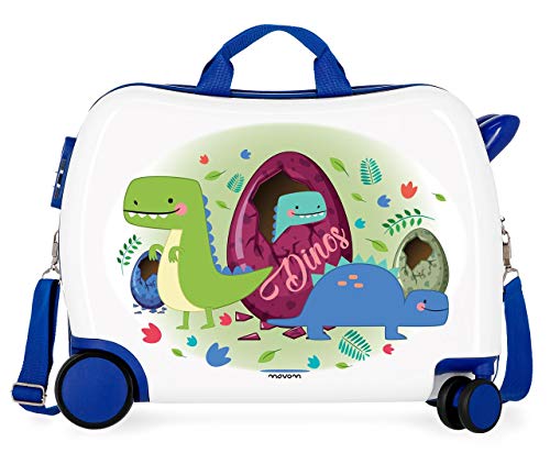 Movom Happy Time Maleta Infantil Multicolor 50x38x20 cms Rígida ABS Cierre combinación 34L 2,1Kgs 4 Ruedas Equipaje de Mano