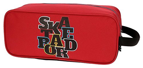 Movom Skateboard Zapatillero Rojo 34x14x15 cms Poliéster