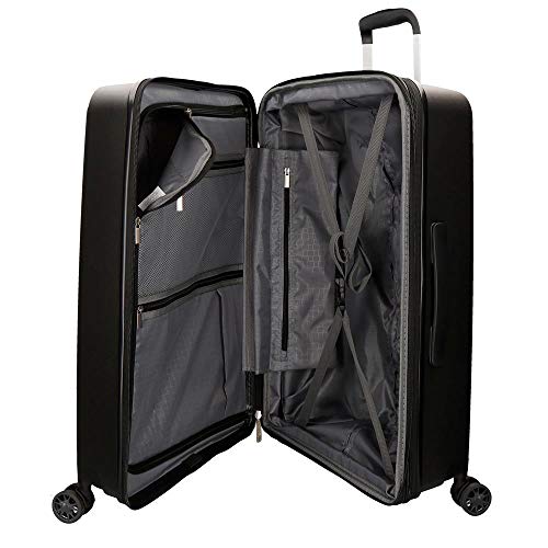 Movom Tokyo Juego de maletas Negro 55/66/78 cms Rígida Polipropileno Cierre TSA 218L 4 Ruedas Dobles Equipaje de Mano Movom Tokyo Juego de maletas Negro 55/66/78 cms Rígida Polipropileno Cierre TSA 218L 4 Ruedas Dobles Equipaje de Mano