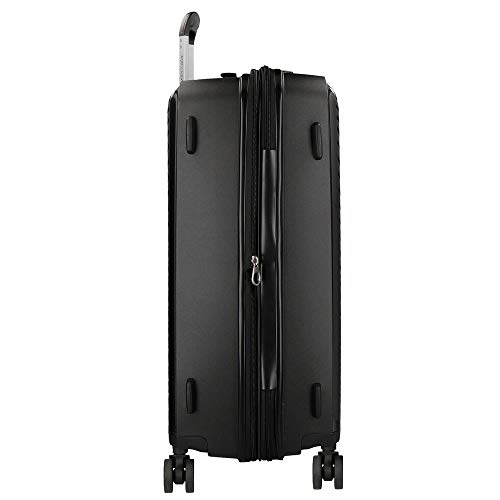Movom Tokyo Juego de maletas Negro 55/66/78 cms Rígida Polipropileno Cierre TSA 218L 4 Ruedas Dobles Equipaje de Mano Movom Tokyo Juego de maletas Negro 55/66/78 cms Rígida Polipropileno Cierre TSA 218L 4 Ruedas Dobles Equipaje de Mano