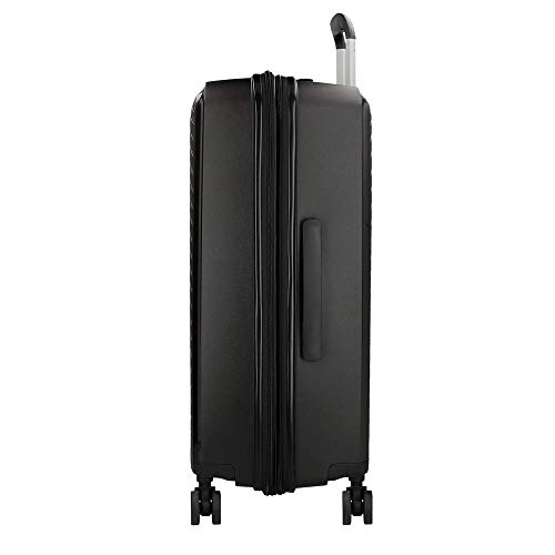 Movom Tokyo Juego de maletas Negro 55/66/78 cms Rígida Polipropileno Cierre TSA 218L 4 Ruedas Dobles Equipaje de Mano Movom Tokyo Juego de maletas Negro 55/66/78 cms Rígida Polipropileno Cierre TSA 218L 4 Ruedas Dobles Equipaje de Mano