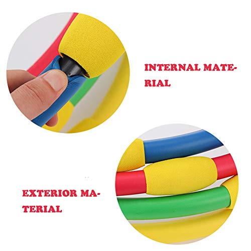 MOZX Niños Hula Hoop,Niño y Niña Círculo De La Aptitud,Niño Realizando Hula-Hoop Material De Esponja Suave Diseño,Fitness Peso Aro De Fitness Desmontable con Espuma,Verde,75cm MOZX Niños Hula Hoop,Niño y Niña Círculo De La Aptitud,Niño Realizando Hula-Hoop Material De Esponja Suave Diseño,Fitness Peso Aro De Fitness Desmontable con Espuma,Verde,75cm