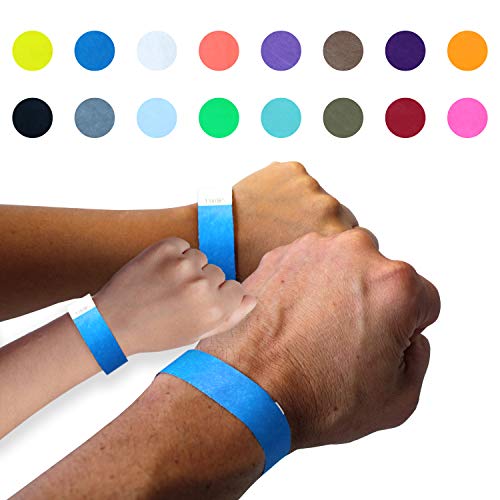 MP - Tyvek Pulseras 500 unidades para Eventos, Color Amarillo MP - Tyvek Pulseras 500 unidades para Eventos, Color Amarillo
