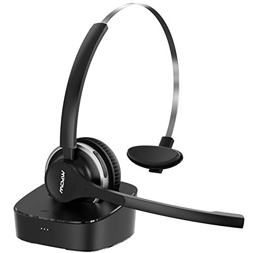 Mpow Auriculares Bluetooth V5.0 con Base de Carga, Cascos Inalámbricos Micrófono con Cancelación de Ruido Dual, Auriculares de un Solo Oído para Teléfono Celular, Oficina, Centro de Llamadas, Skype Mpow Auriculares Bluetooth V5.0 con Base de Carga, Cascos Inalámbricos Micrófono con Cancelación de Ruido Dual, Auriculares de un Solo Oído para Teléfono Celular, Oficina, Centro de Llamadas, Skype