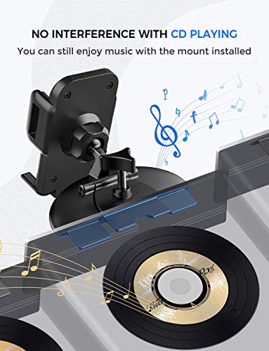 Mpow Soporte Movil Coche CD, Soporte Móvil Coche Giratorio de 360 Grados, Soporte Movil para Coche para el iPhone X 8 7 7 plus 6S 6, Samsung Galaxy S8 S9 Note 4 3 2, Huawei, Xiaomi, MP3, GPS, ect. Mpow Soporte Movil Coche CD, Soporte Móvil Coche Giratorio de 360 Grados, Soporte Movil para Coche para el iPhone X 8 7 7 plus 6S 6, Samsung Galaxy S8 S9 Note 4 3 2, Huawei, Xiaomi, MP3, GPS, ect.