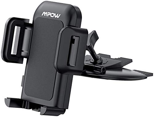 Mpow Soporte Movil Coche CD, Soporte Móvil Coche Giratorio de 360 Grados, Soporte Movil para Coche para el iPhone X 8 7 7 plus 6S 6, Samsung Galaxy S8 S9 Note 4 3 2, Huawei, Xiaomi, MP3, GPS, ect. Mpow Soporte Movil Coche CD, Soporte Móvil Coche Giratorio de 360 Grados, Soporte Movil para Coche para el iPhone X 8 7 7 plus 6S 6, Samsung Galaxy S8 S9 Note 4 3 2, Huawei, Xiaomi, MP3, GPS, ect.
