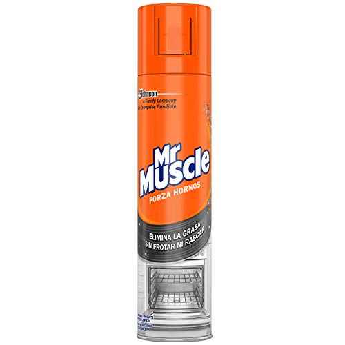 Mr Muscle Limpiahorno Forza - Gel de limpieza para hornos, gran poder desincrustante en frío, formato 300 ml
