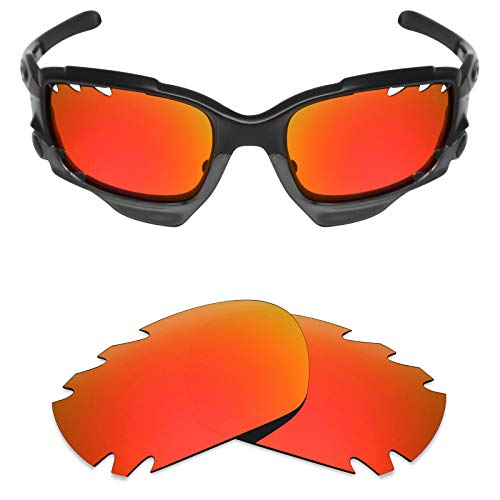 Mryok - Cristales de repuesto para Oakley Jawbone Vented Polarizado – Fire Red Talla única Mryok - Cristales de repuesto para Oakley Jawbone Vented Polarizado – Fire Red Talla única