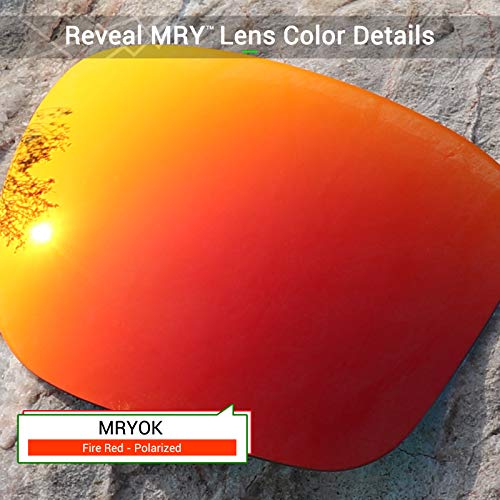 Mryok - Cristales de repuesto para Oakley Jawbone Vented Polarizado – Fire Red Talla única Mryok - Cristales de repuesto para Oakley Jawbone Vented Polarizado – Fire Red Talla única