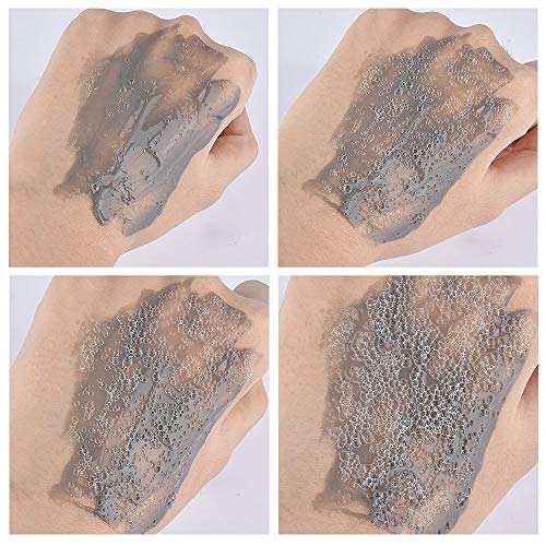 MS.DEAR Máscara de arcilla de burbujas carbonatada, mascarilla de barro de burbujas - 3.52 onzas Máscara facial hidratante 100% natural para todos los tipos de piel + brocha de silicona para máscara MS.DEAR Máscara de arcilla de burbujas carbonatada, mascarilla de barro de burbujas - 3.52 onzas Máscara facial hidratante 100% natural para todos los tipos de piel + brocha de silicona para máscara